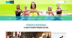 Desktop Screenshot of oxygensport.cz