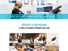 Tablet Screenshot of oxygensport.cz